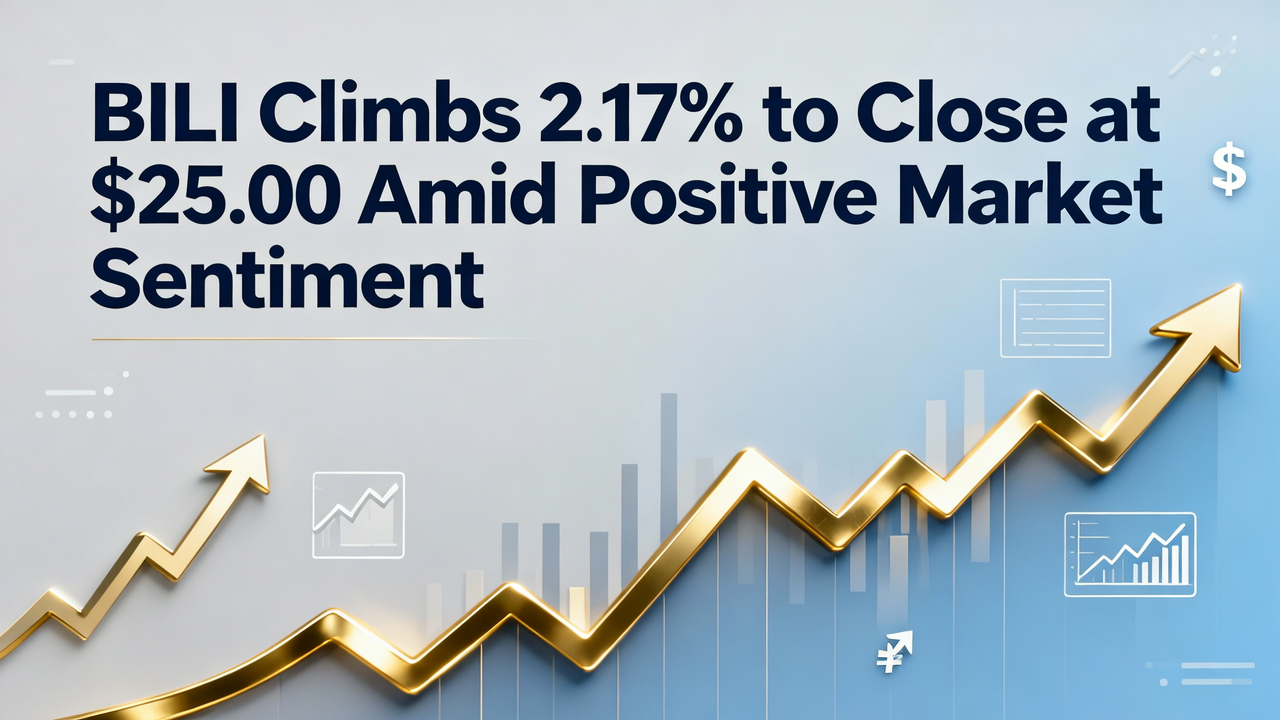 BILI Climbs 2.17% to Close at $25.00 Amid Positive Market Sentiment