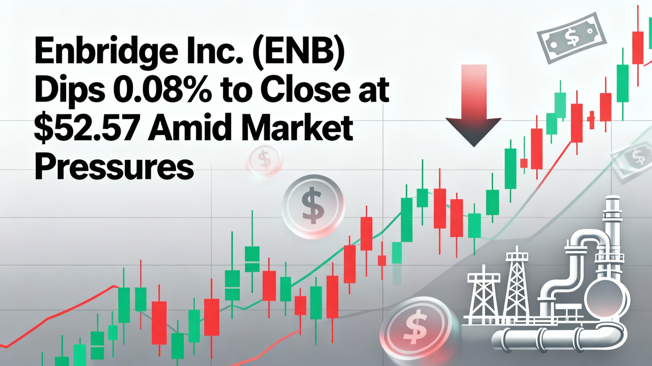 Enbridge Inc. (ENB) Dips 0.08% to Close at $52.57 Amid Market Pressures