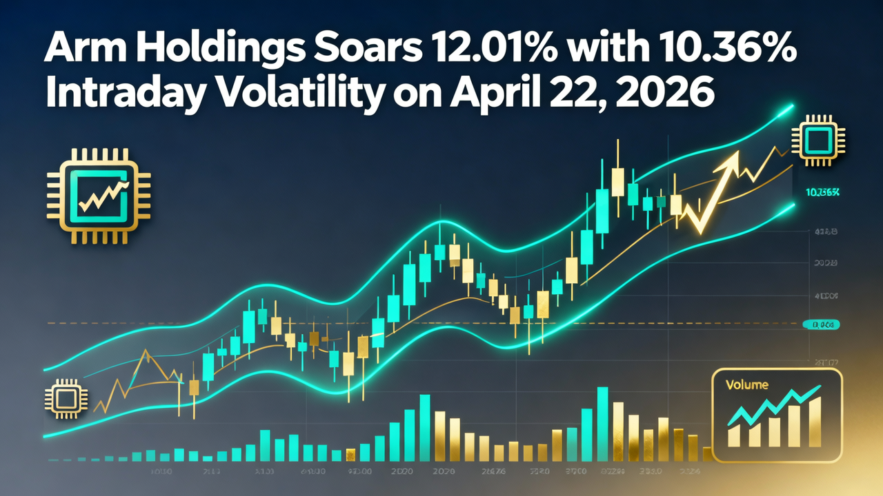 Arm Holdings Soars 12.01% with 10.36% Intraday Volatility on April 22, 2026