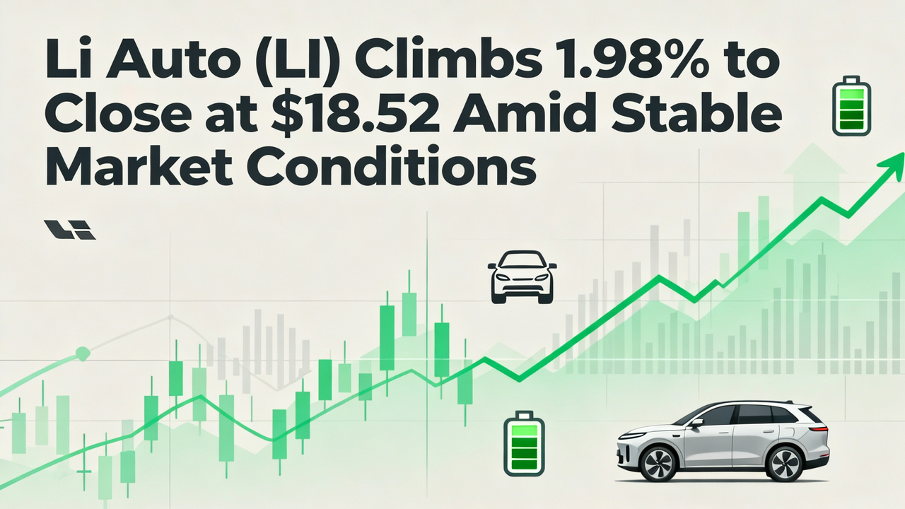 Li Auto (LI) Climbs 1.98% to Close at $18.52 Amid Stable Market Conditions