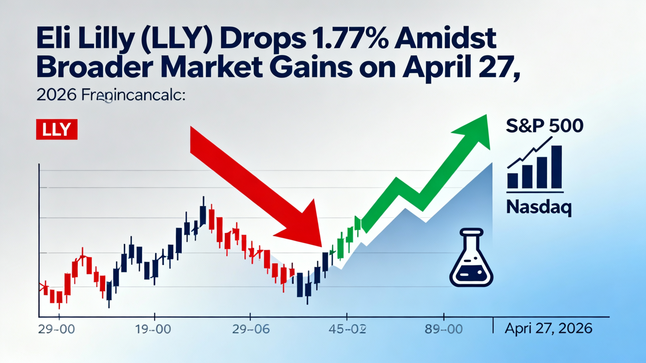 Eli Lilly (LLY) Drops 1.77% Amidst Broader Market Gains on April 27, 2026