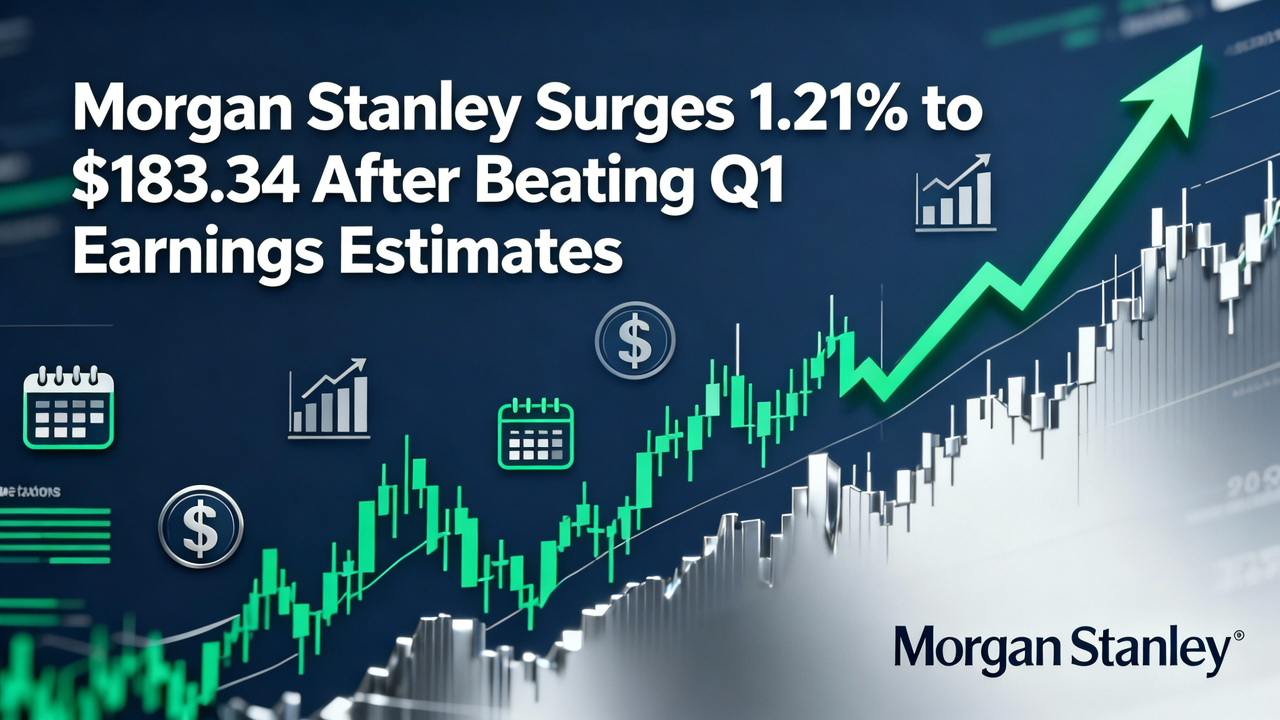 Morgan Stanley Surges 1.21% to $183.34 After Beating Q1 Earnings Estimates