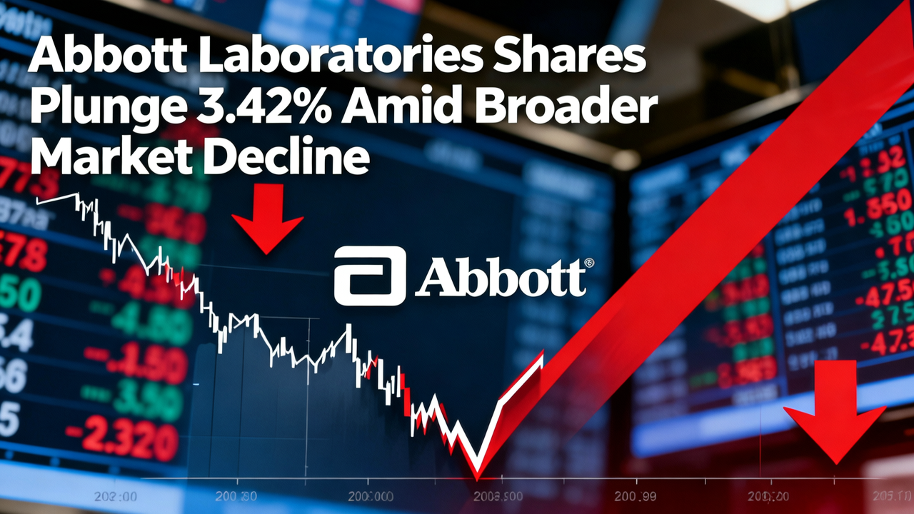 Abbott Laboratories Shares Plunge 3.42% Amid Broader Market Decline