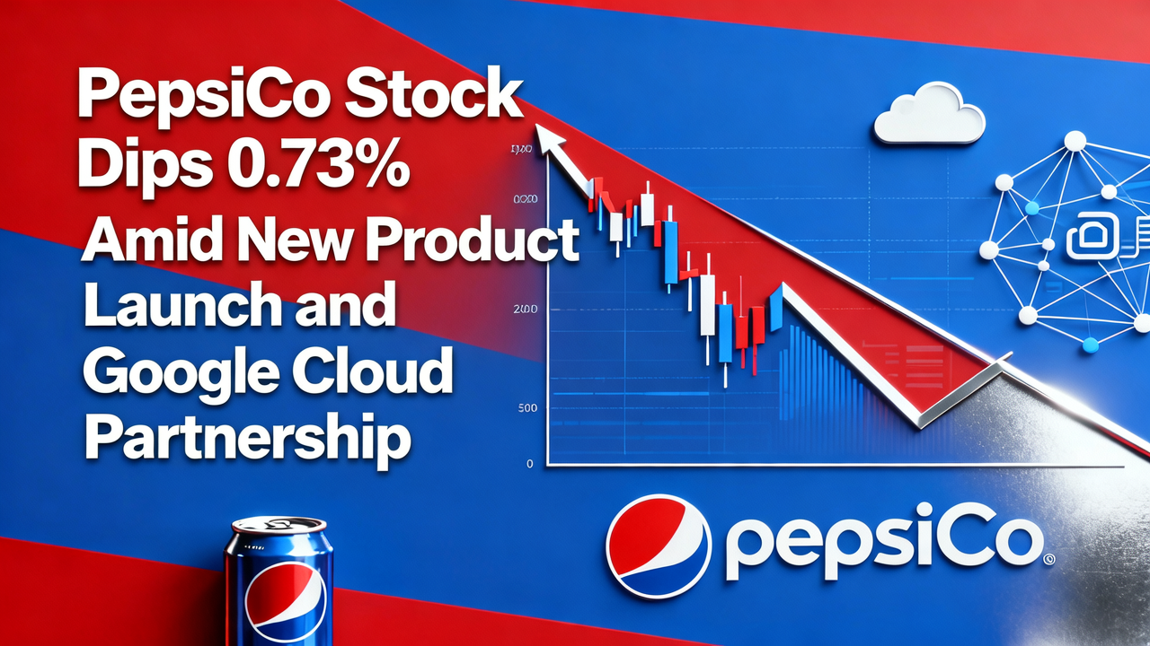 PepsiCo Stock Dips 0.73% Amid New Product Launch and Google Cloud Partnership