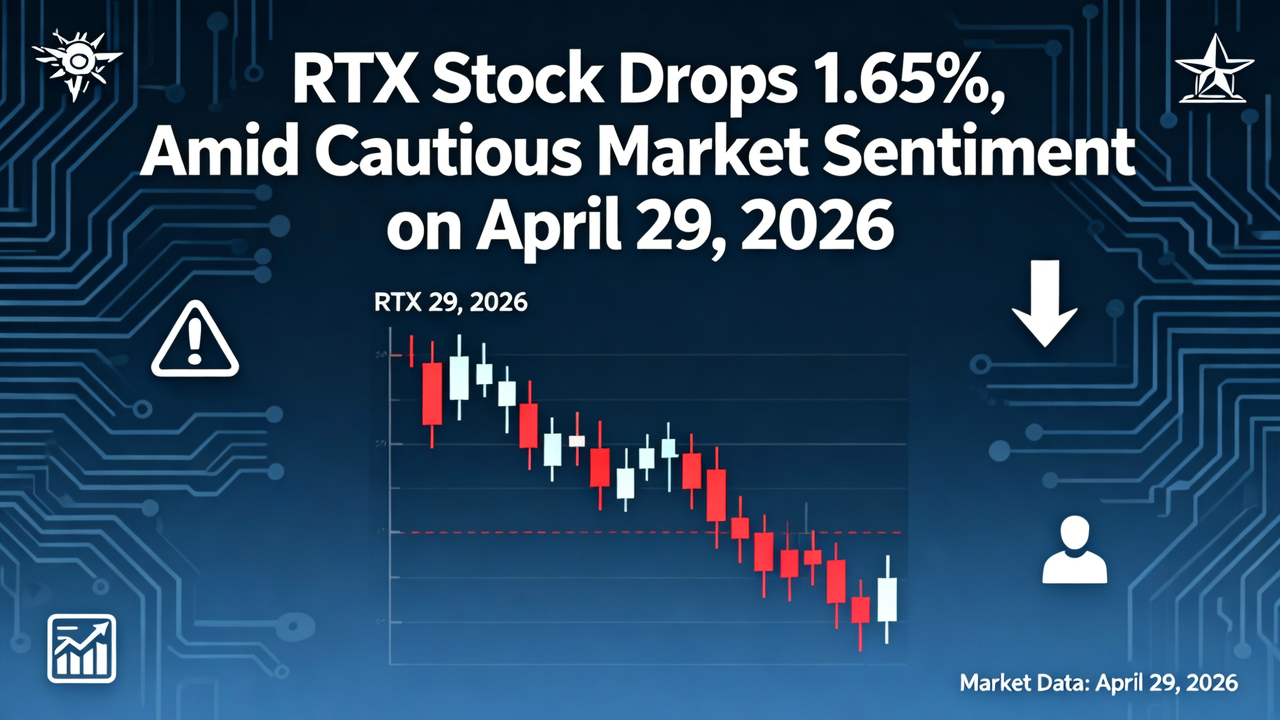 RTX Stock Drops 1.65% Amid Cautious Market Sentiment on April 29, 2026