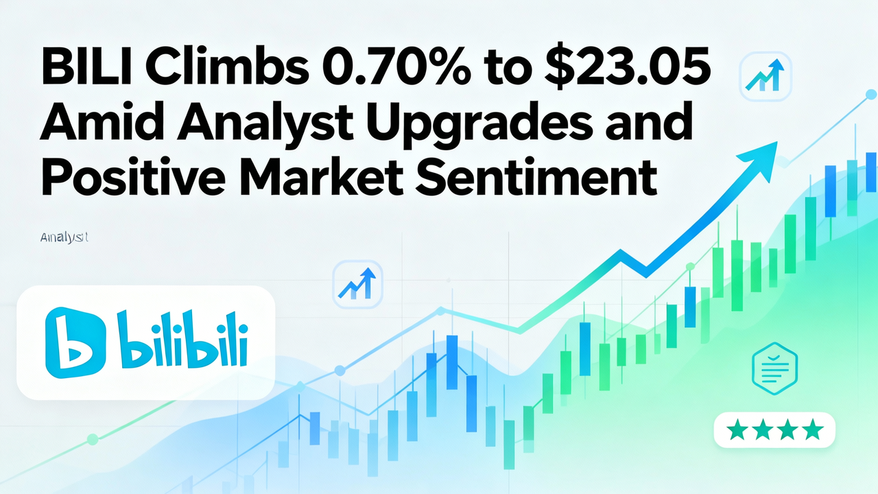 BILI Climbs 0.70% to $23.05 Amid Analyst Upgrades and Positive Market Sentiment