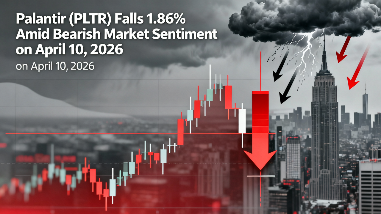 Palantir (PLTR) Falls 1.86% Amid Bearish Market Sentiment on April 10, 2026