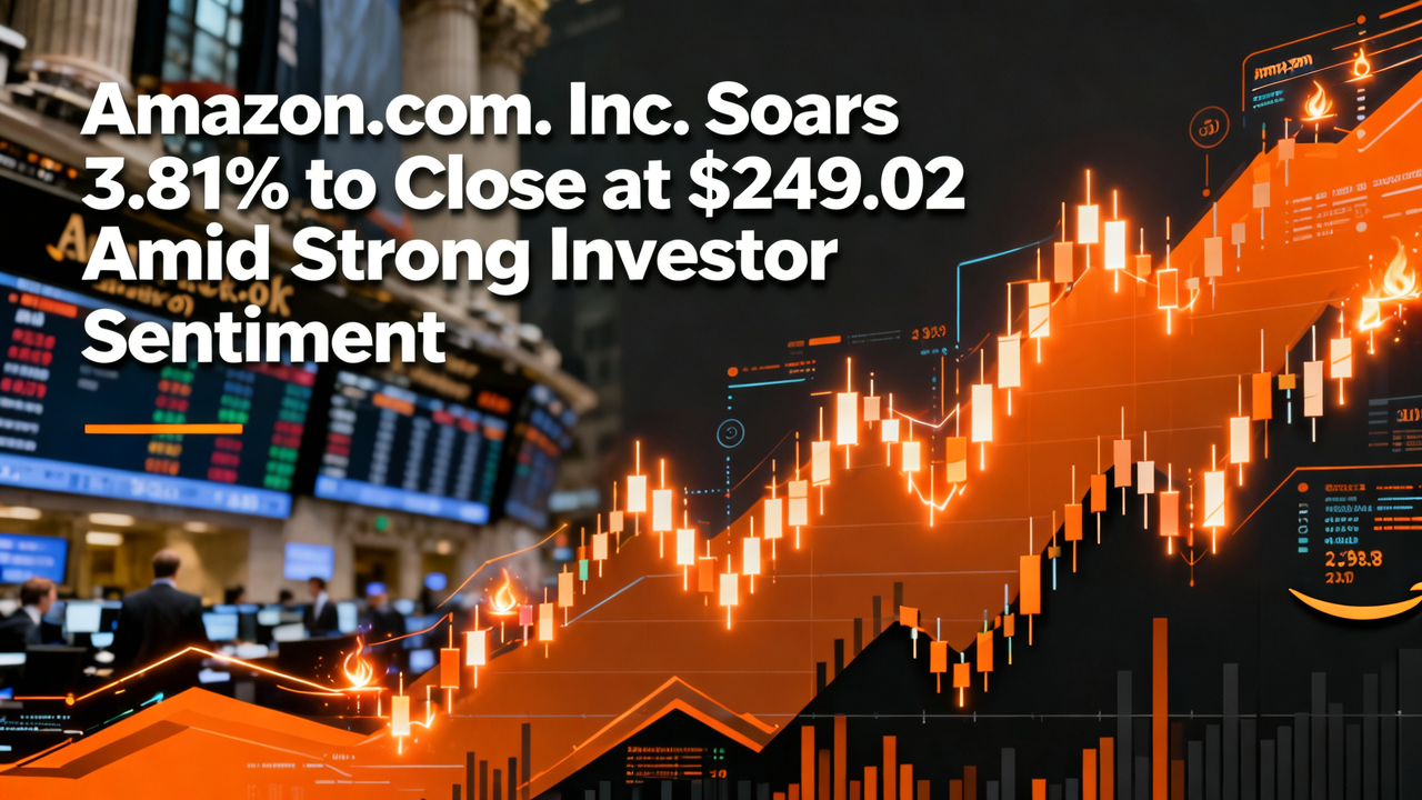 Amazon.com Inc. Soars 3.81% to Close at $249.02 Amid Strong Investor Sentiment
