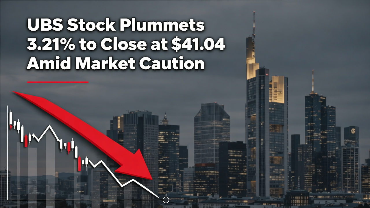 UBS Stock Plummets 3.21% to Close at $41.04 Amid Market Caution