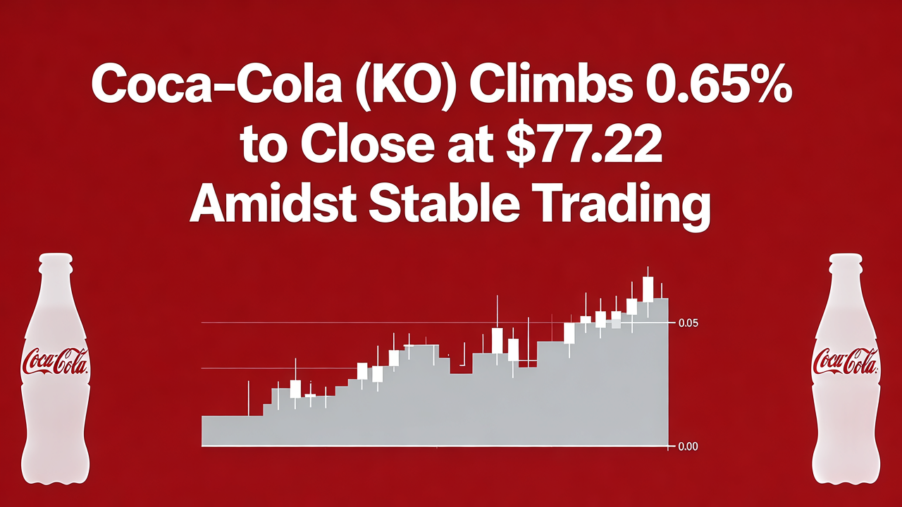 Coca-Cola (KO) Climbs 0.65% to Close at $77.22 Amidst Stable Trading