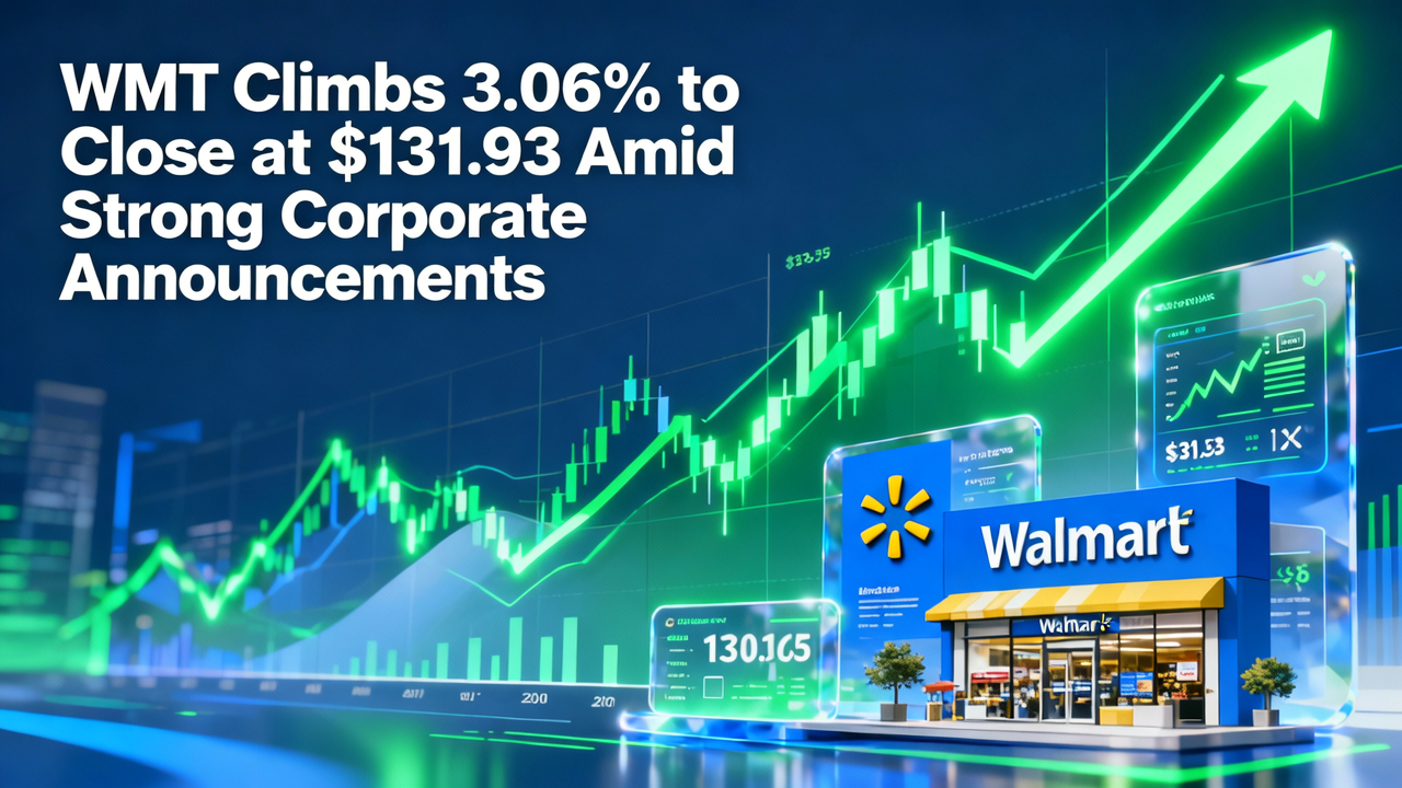 WMT Climbs 3.06% to Close at $131.93 Amid Strong Corporate Announcements