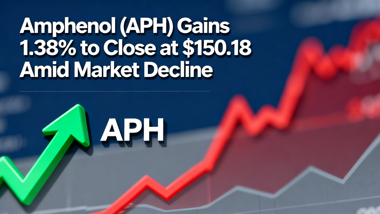 Amphenol (APH) Gains 1.38% to Close at $150.18 Amid Market Decline