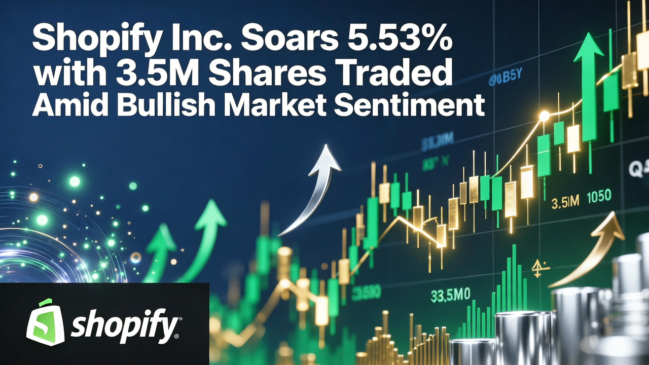 Shopify Inc. Soars 5.53% with 3.5M Shares Traded Amid Bullish Market Sentiment