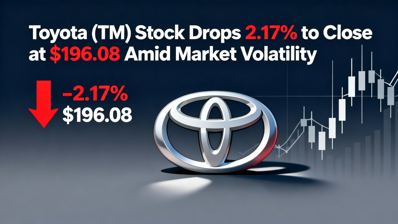 Toyota (TM) Stock Drops 2.17% to Close at $196.08 Amid Market Volatility