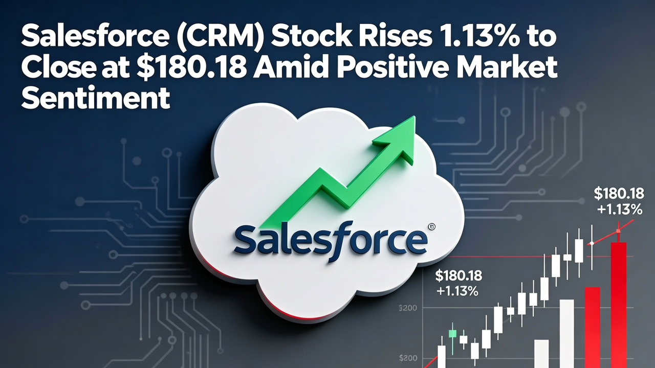 Salesforce (CRM) Stock Rises 1.13% to Close at $180.18 Amid Positive Market Sentiment