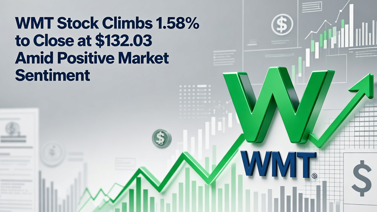 WMT Stock Climbs 1.58% to Close at $132.03 Amid Positive Market Sentiment