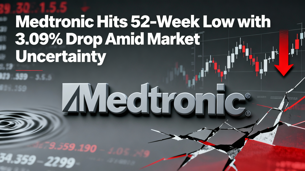 Medtronic Hits 52-Week Low with 3.09% Drop Amid Market Uncertainty