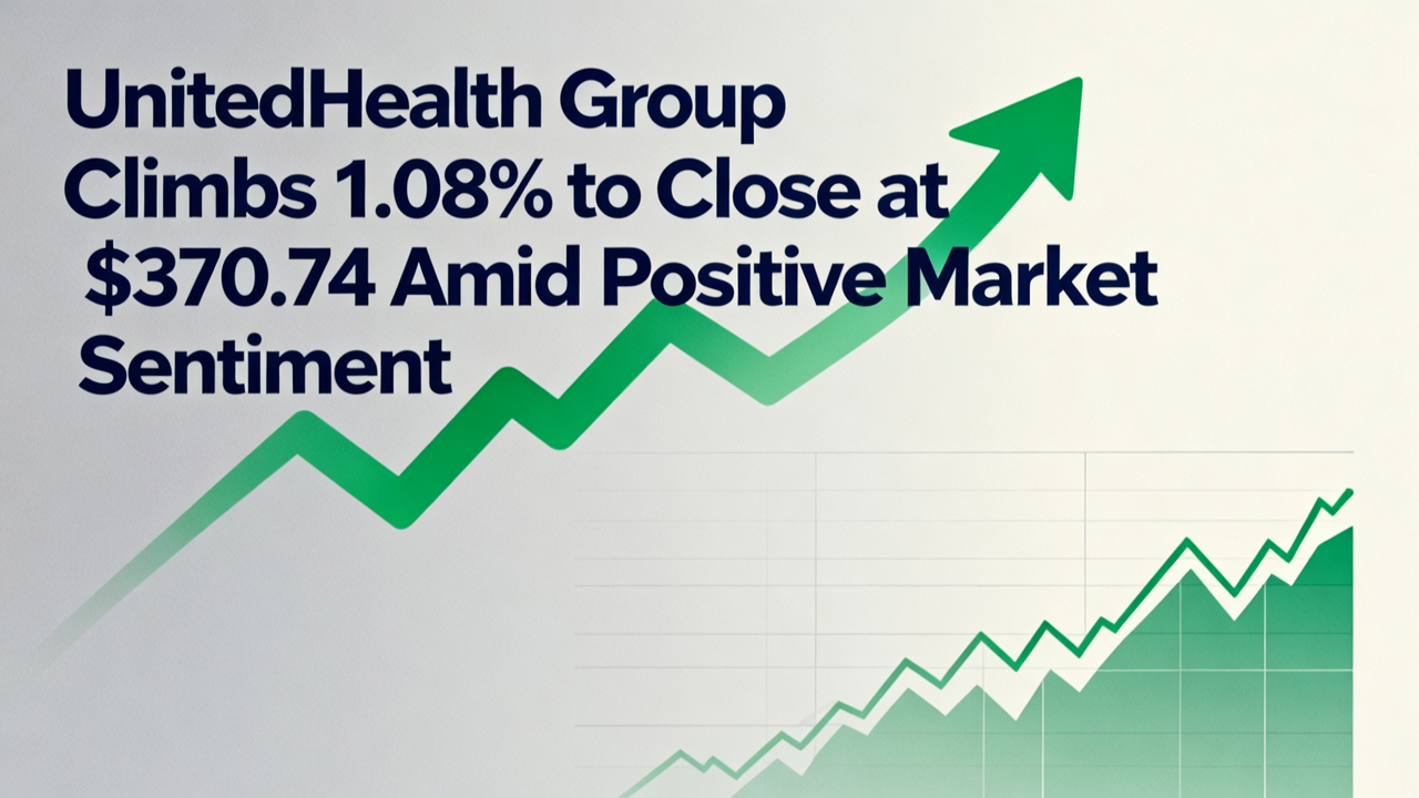 UnitedHealth Group Climbs 1.08% to Close at $370.74 Amid Positive Market Sentiment