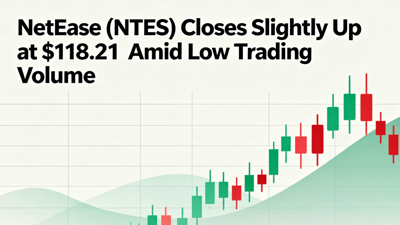 NetEase (NTES) Closes Slightly Up at $118.21 Amid Low Trading Volume