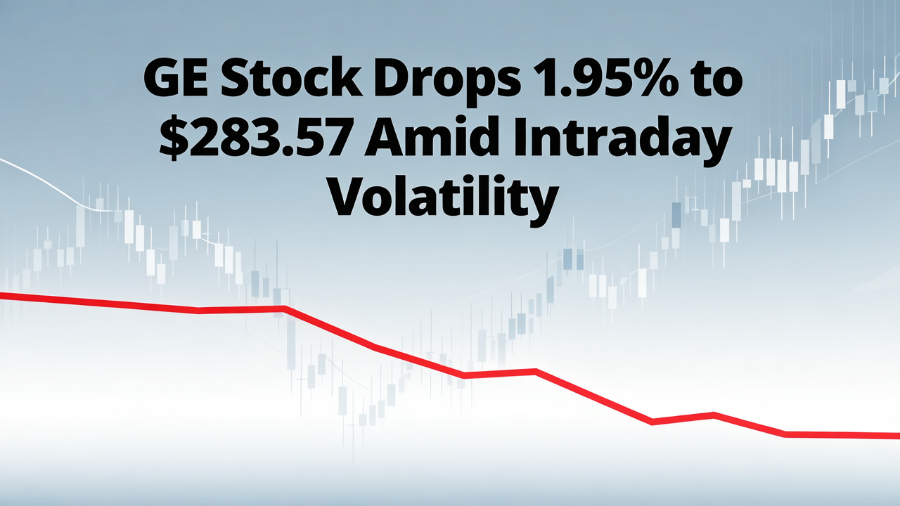 GE Stock Drops 1.95% to $283.57 Amid Intraday Volatility