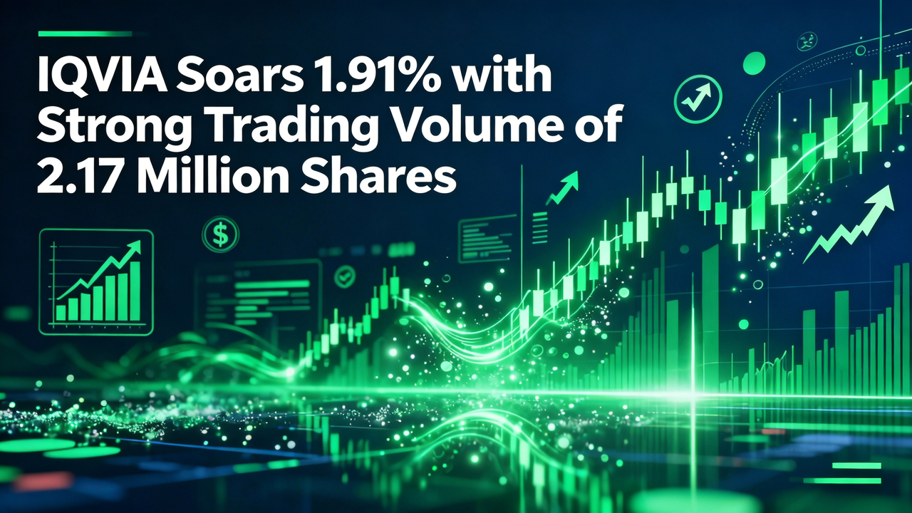 IQVIA Soars 1.91% with Strong Trading Volume of 2.17 Million Shares
