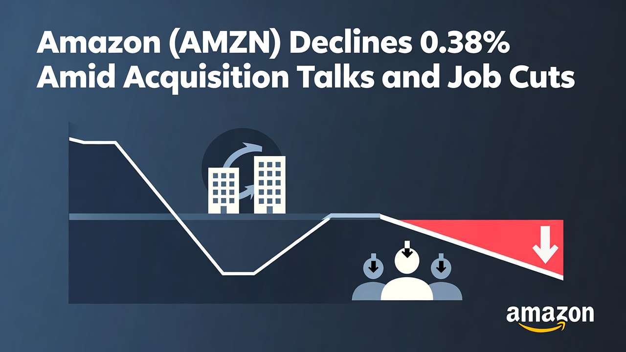 Amazon (AMZN) Declines 0.38% Amid Acquisition Talks and Job Cuts