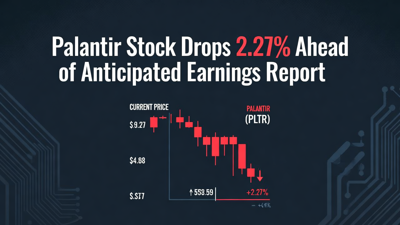 Palantir Stock Drops 2.27% Ahead of Anticipated Earnings Report