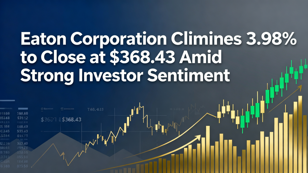 Eaton Corporation Climbs 3.98% to Close at $368.43 Amid Strong Investor Sentiment