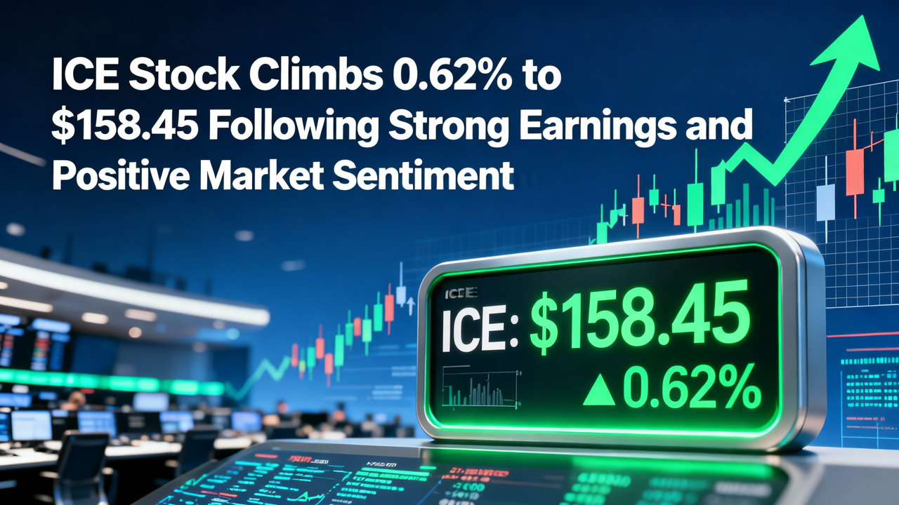 ICE Stock Climbs 0.62% to $158.45 Following Strong Earnings and Positive Market Sentiment