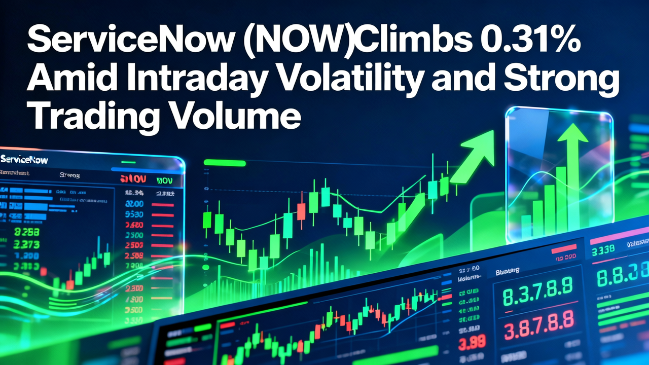 ServiceNow (NOW) Climbs 0.31% Amid Intraday Volatility and Strong Trading Volume