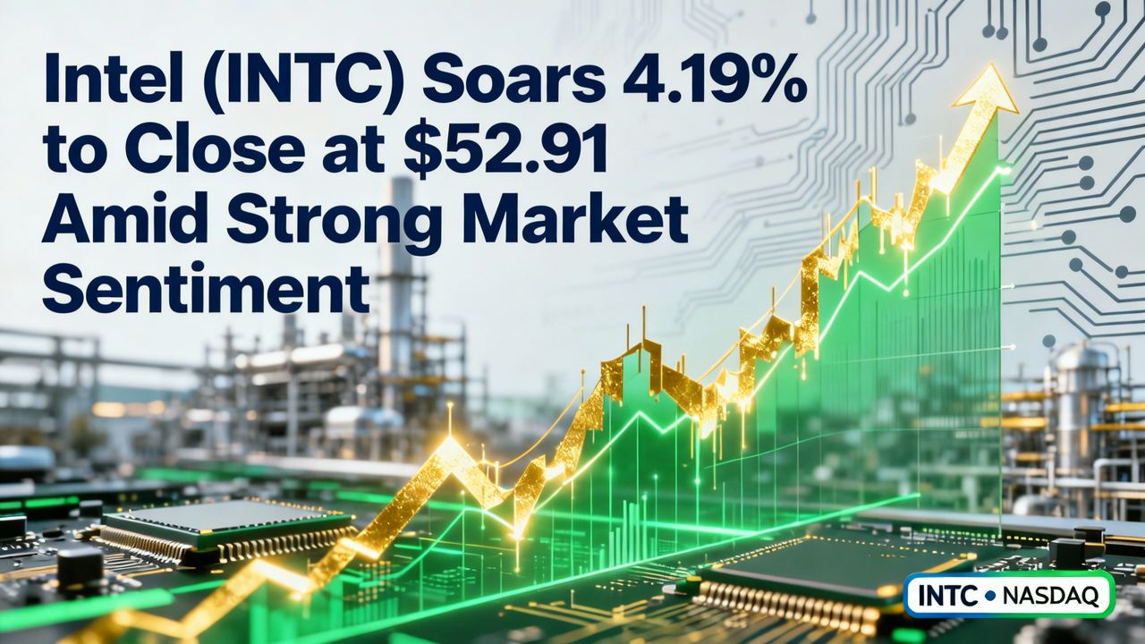 Intel (INTC) Soars 4.19% to Close at $52.91 Amid Strong Market Sentiment
