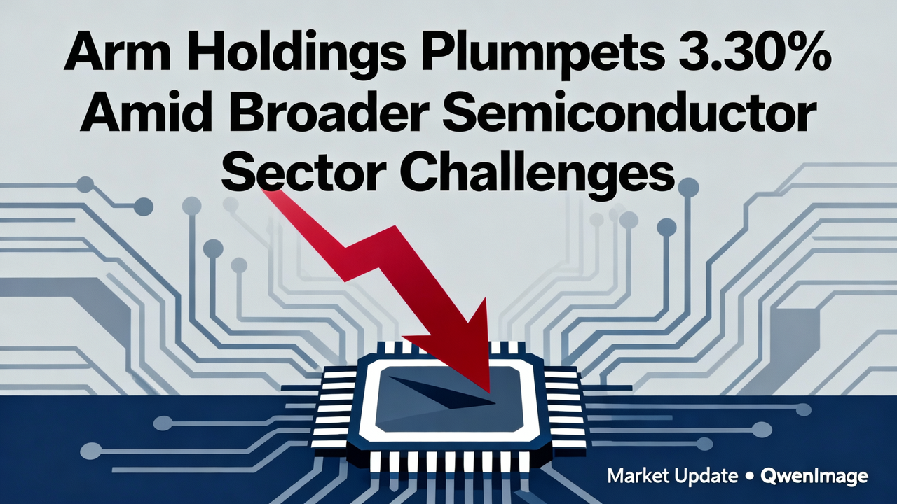 Arm Holdings Plummets 3.30% Amid Broader Semiconductor Sector Challenges