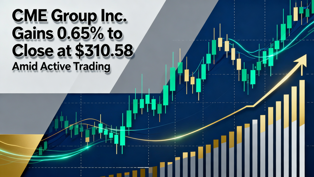 CME Group Inc. Gains 0.65% to Close at $310.58 Amid Active Trading