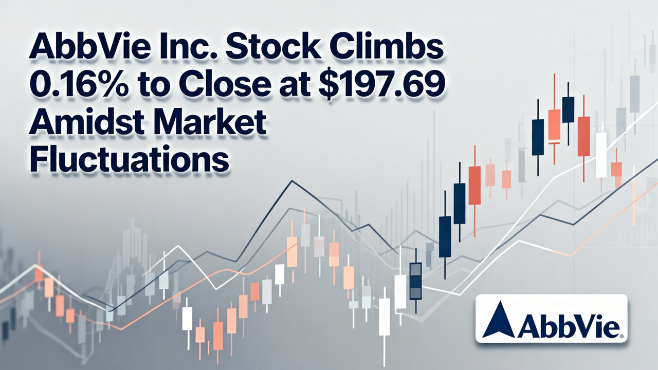 AbbVie Inc. Stock Climbs 0.16% to Close at $197.69 Amidst Market Fluctuations