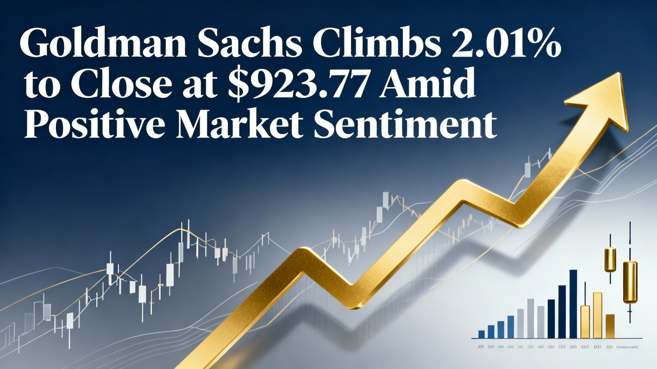 Goldman Sachs Climbs 2.01% to Close at $923.77 Amid Positive Market Sentiment