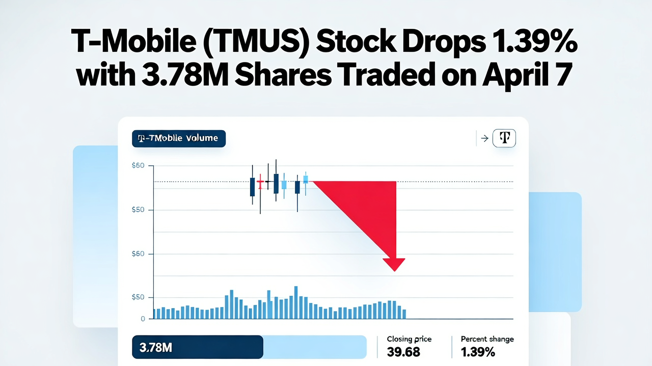 T-Mobile (TMUS) Stock Drops 1.39% with 3.78M Shares Traded on April 7