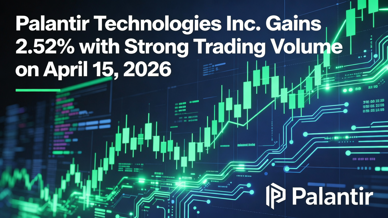 Palantir Technologies Inc. Gains 2.52% with Strong Trading Volume on April 15, 2026