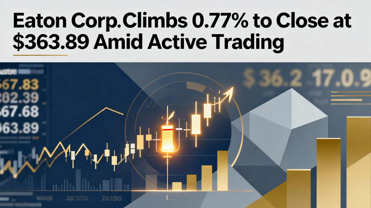Eaton Corp Climbs 0.77% to Close at $363.89 Amid Active Trading