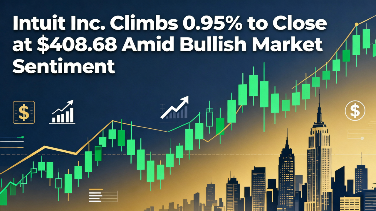 Intuit Inc. Climbs 0.95% to Close at $408.68 Amid Bullish Market Sentiment