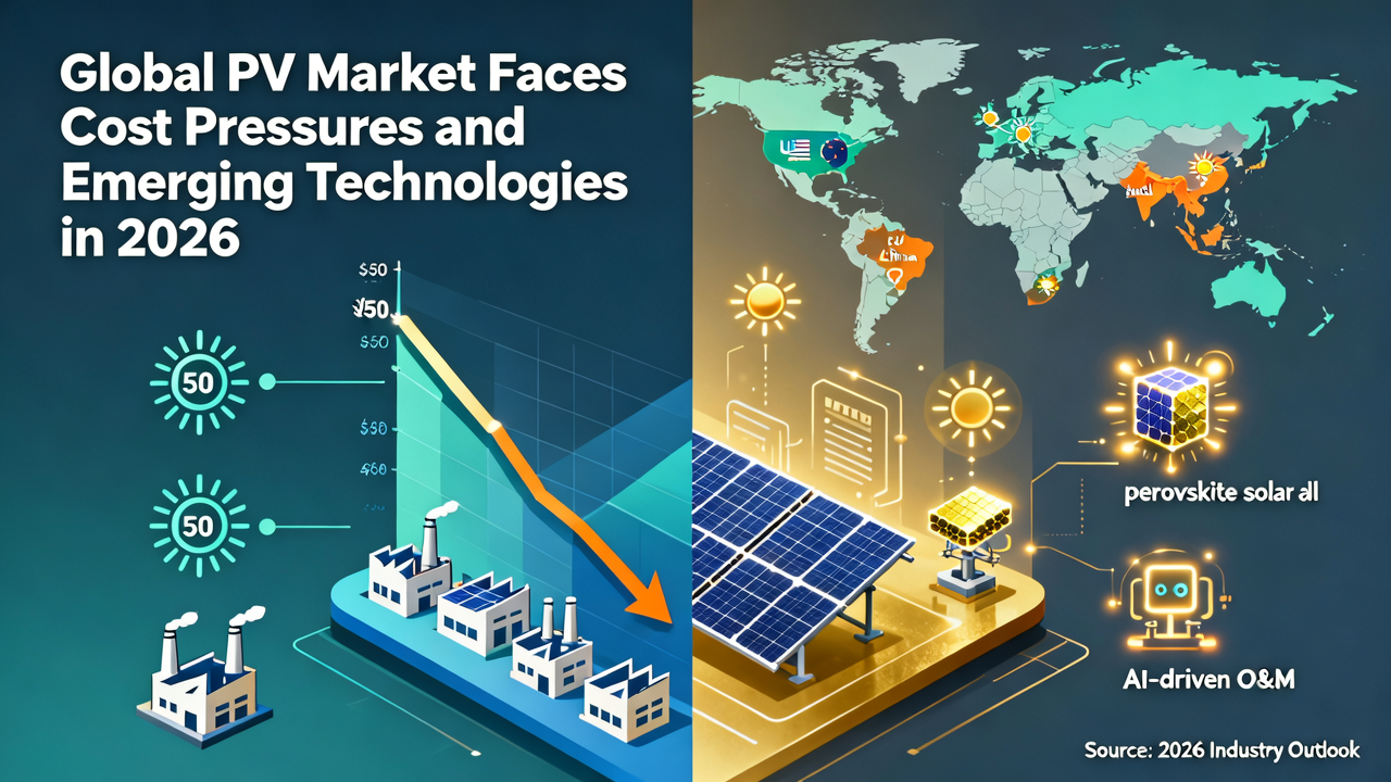Global PV Market Faces Cost Pressures and Emerging Technologies in 2026