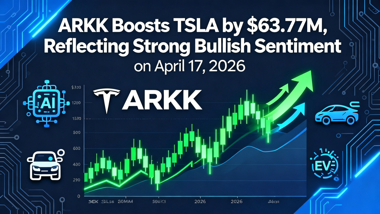 ARKK Boosts TSLA by $63.77M, Reflecting Strong Bullish Sentiment on April 17, 2026