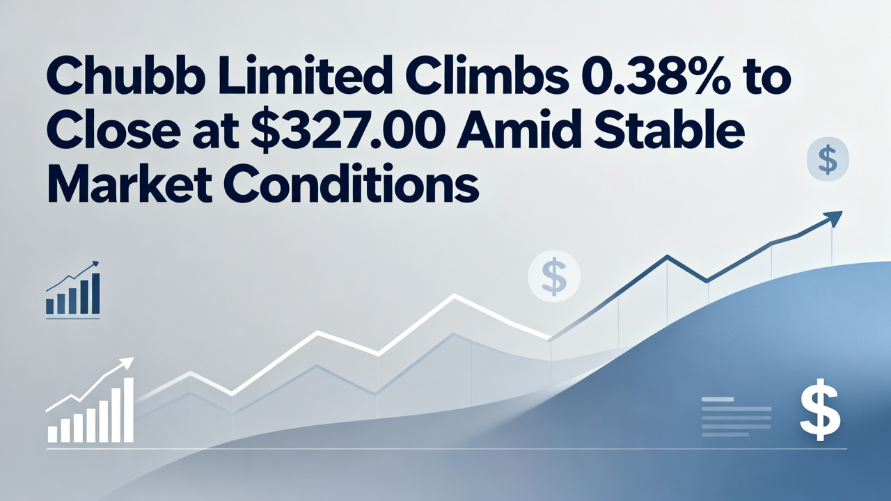 Chubb Limited Climbs 0.38% to Close at $327.00 Amid Stable Market Conditions