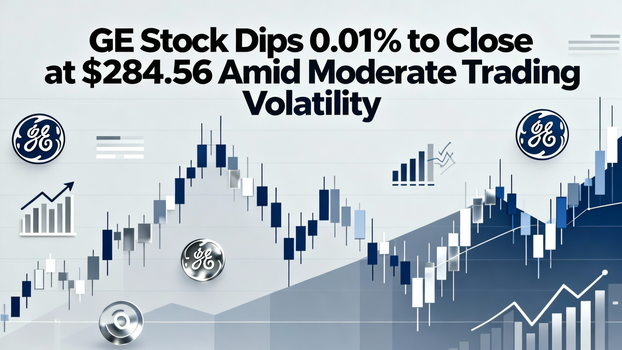 GE Stock Dips 0.01% to Close at $284.56 Amid Moderate Trading Volatility