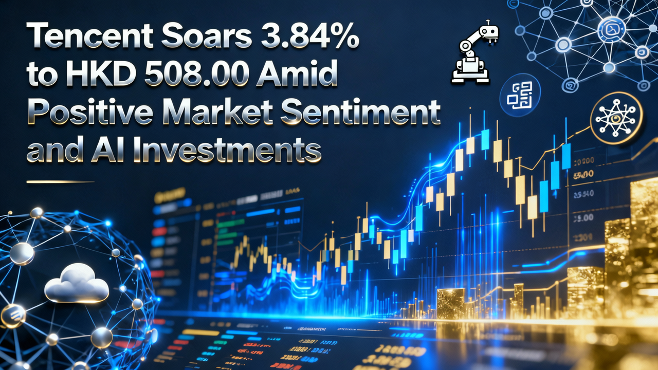 Tencent Soars 3.84% to HKD 508.00 Amid Positive Market Sentiment and AI Investments