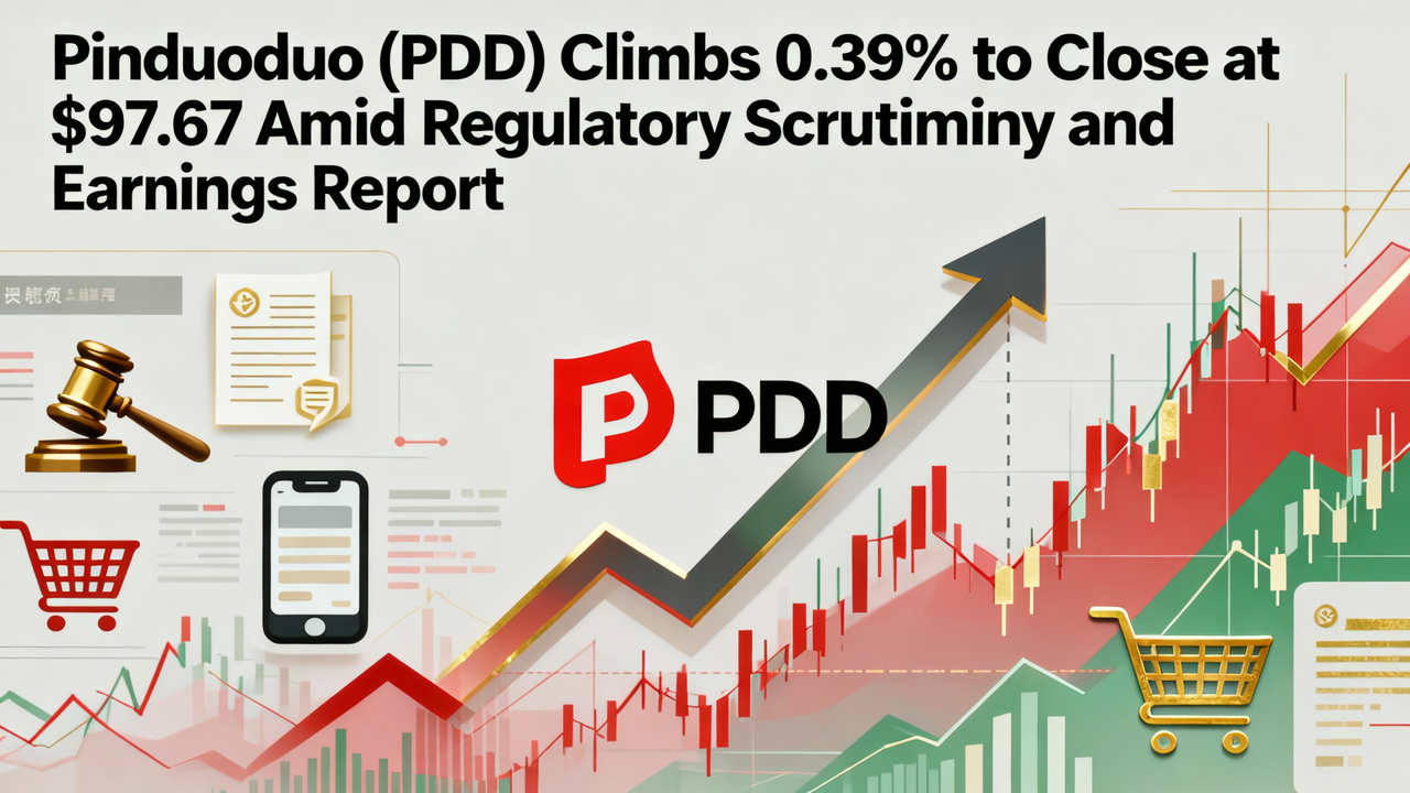 Pinduoduo (PDD) Climbs 0.39% to Close at $97.67 Amid Regulatory Scrutiny and Earnings Report