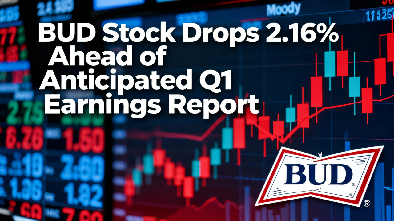 BUD Stock Drops 2.16% Ahead of Anticipated Q1 Earnings Report