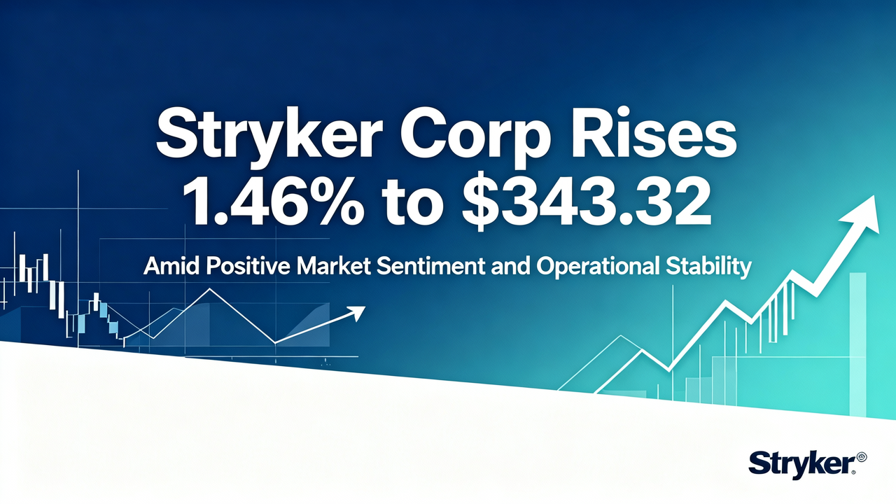 Stryker Corp Rises 1.46% to $343.32 Amid Positive Market Sentiment and Operational Stability