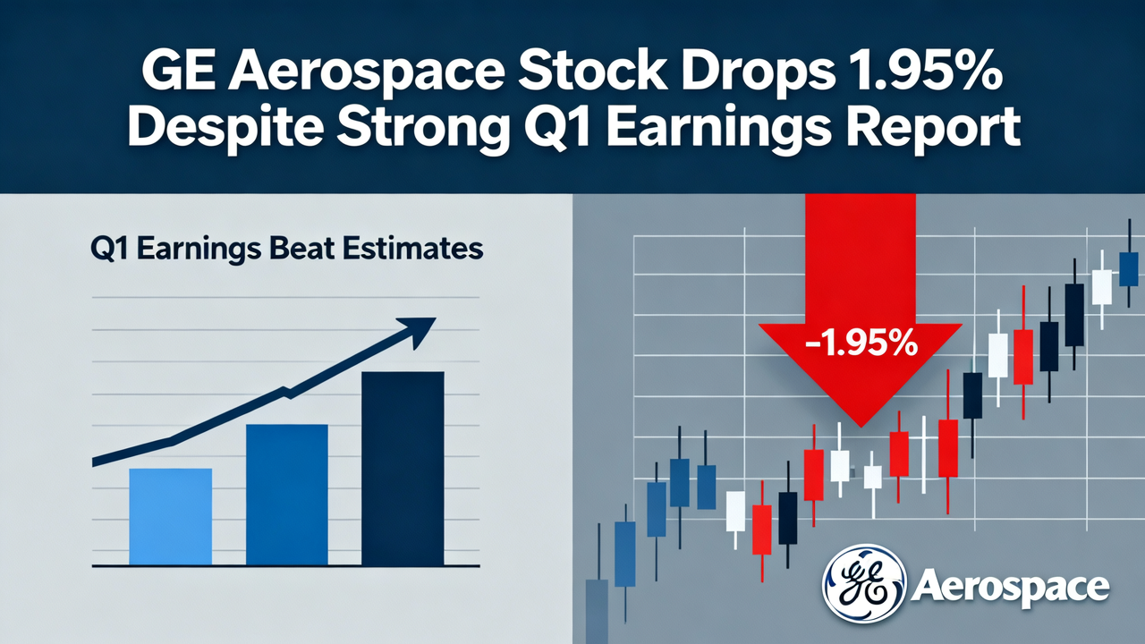 GE Aerospace Stock Drops 1.95% Despite Strong Q1 Earnings Report