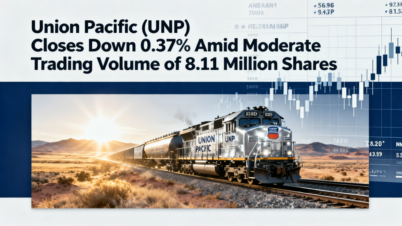 Union Pacific (UNP) Closes Down 0.37% Amid Moderate Trading Volume of 8.11 Million Shares