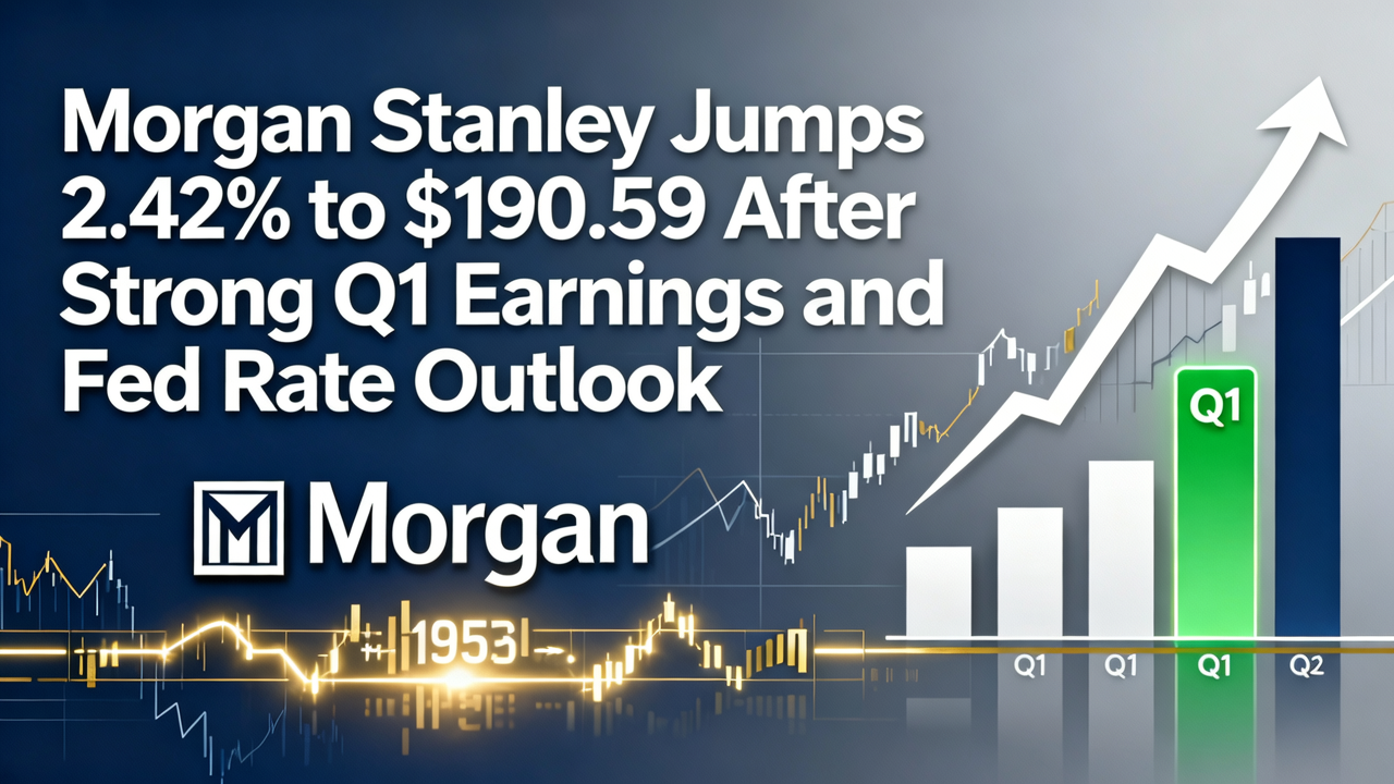 Morgan Stanley Jumps 2.42% to $190.59 After Strong Q1 Earnings and Fed Rate Outlook